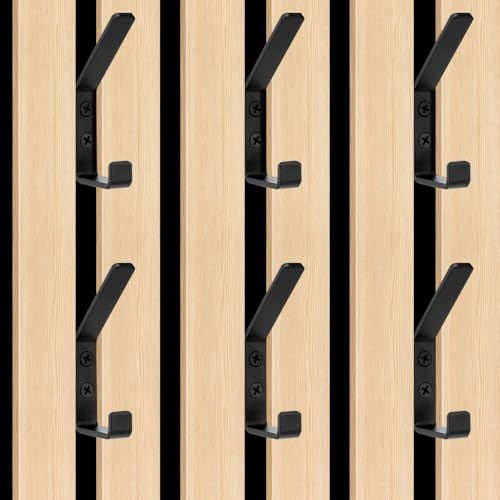 Detalle de mobumeia 6 Stück Kleiderhaken für Akustikpaneele, 13 mm Profil