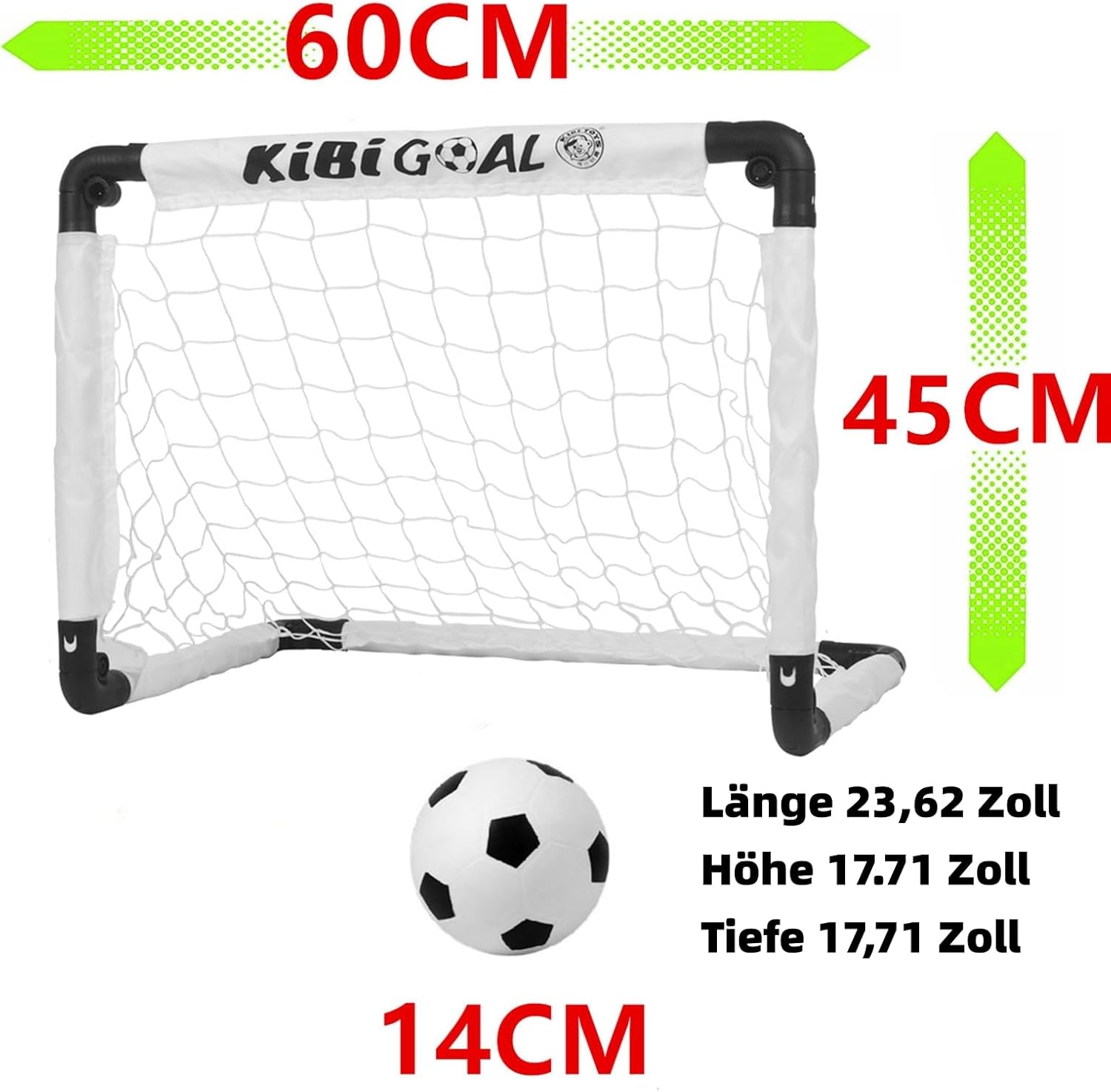 Thumbnail 5 de LZHDZQD Klappbares Fußballtor Mini