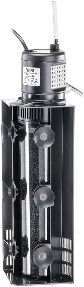 Detalle de Hydor Filtro Interno CRYSTAL 300 per acquari oltre 200 litri, 2 stadi con carbone attivo e kit Venturi