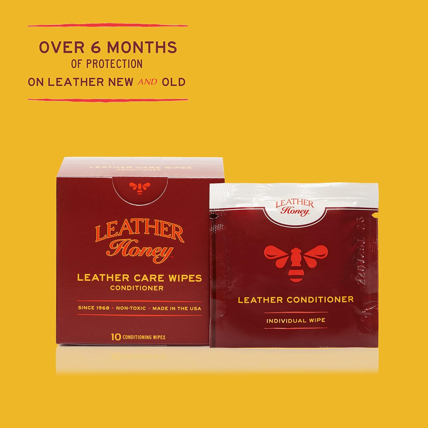 Thumbnail 1 de Leather Honey Conditioner Wipes 10-count — leather care