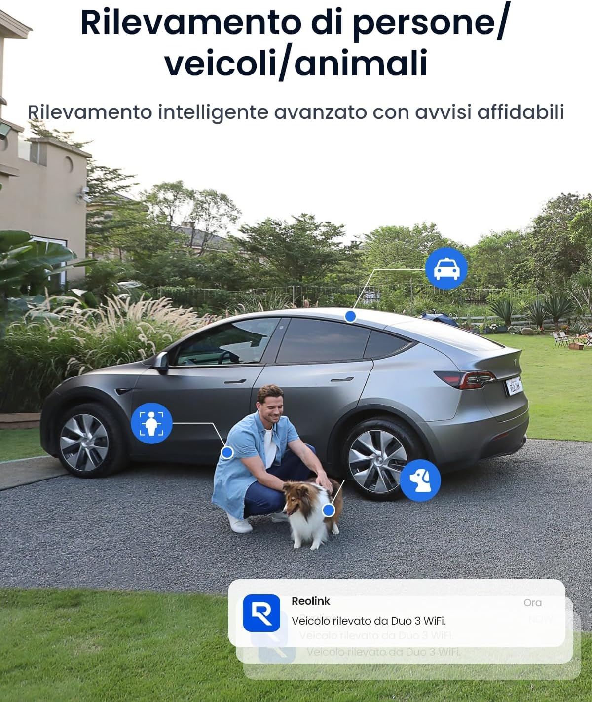 Thumbnail 2 de Reolink Duo 3 WiFi: telecamera WiFi esterna 16MP con WiFi 6, panorama 180° e visione notturna