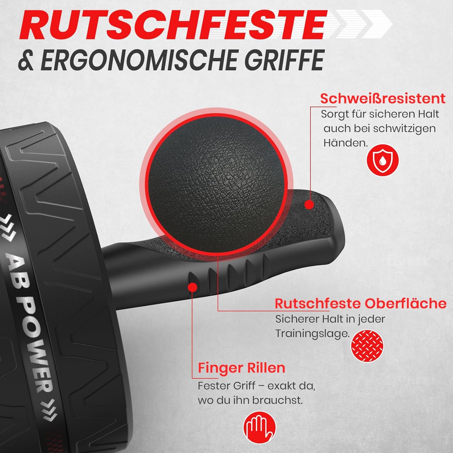 Thumbnail 2 de FUNFLEX Bauchroller 8 cm Breite Bauchtrainer