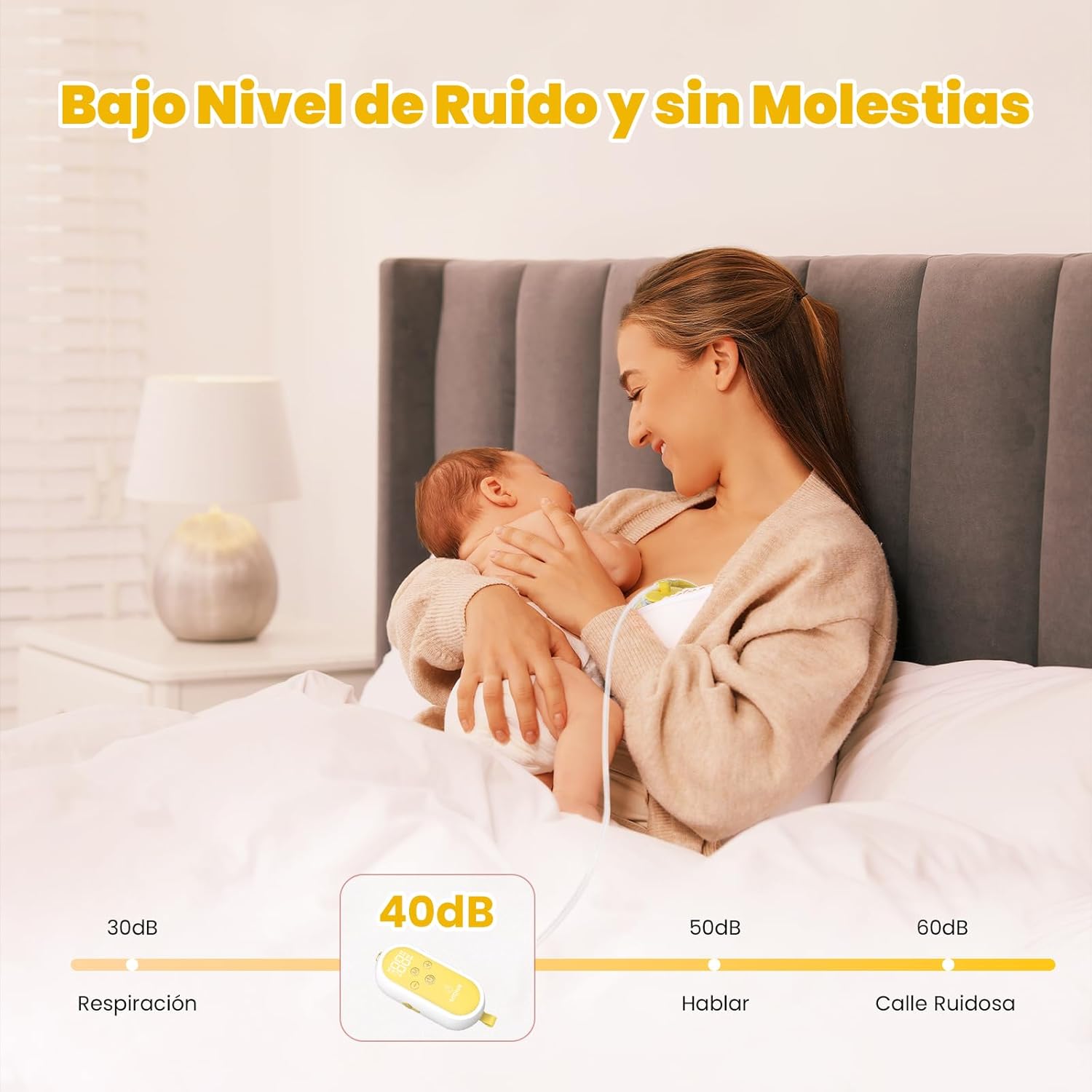 Thumbnail 5 de Saglve Sacaleches Eléctrico manos libres 300mmHg