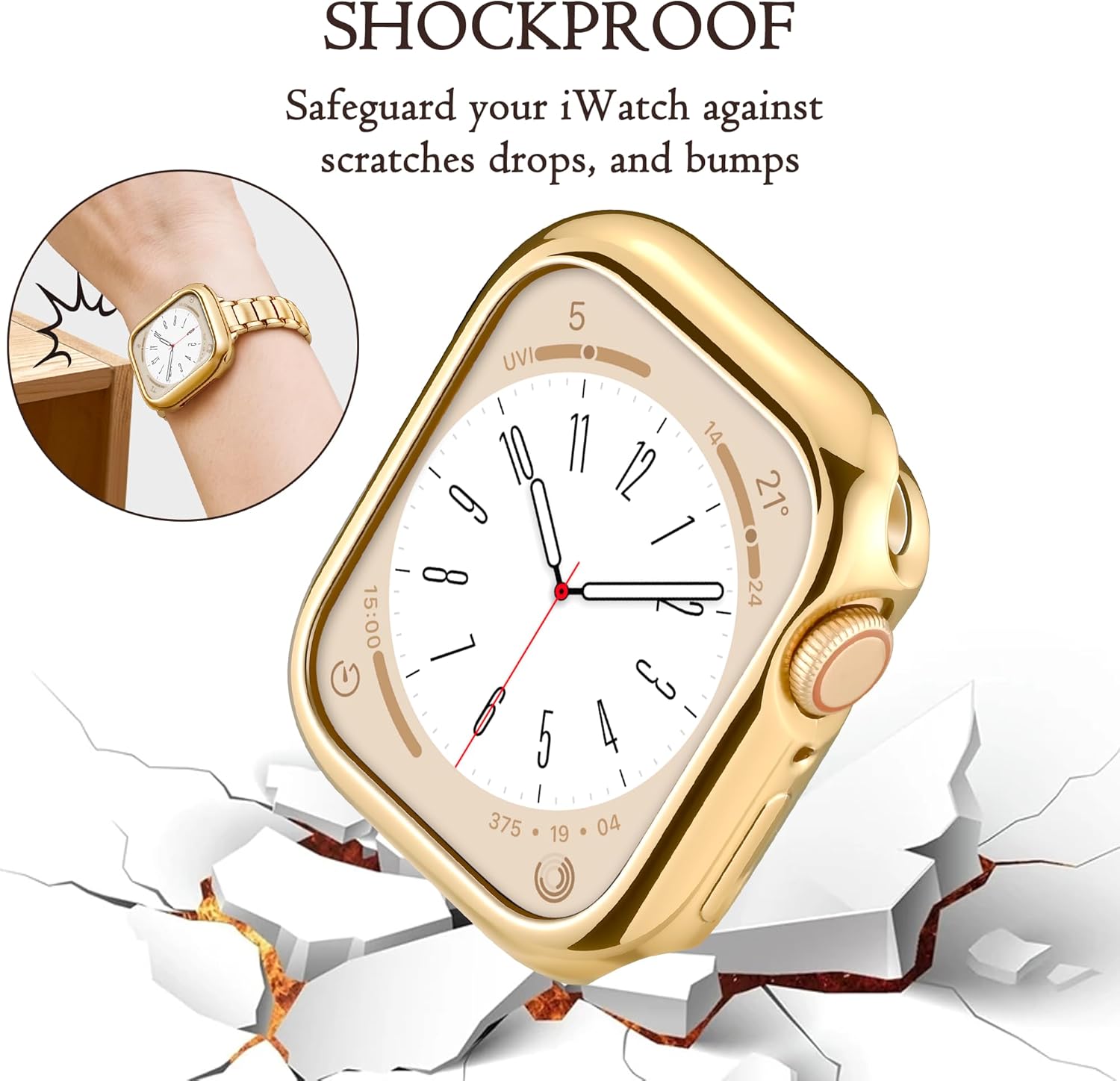 Thumbnail 3 de Slim stainless steel Apple Watch strap
