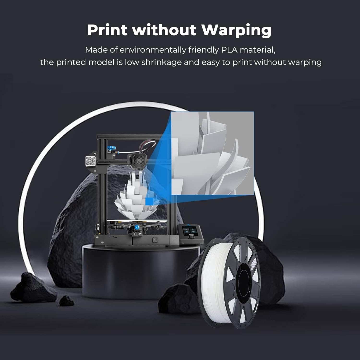 Detalle 2 de Creality PLA Filament 1.75mm 2kg pack