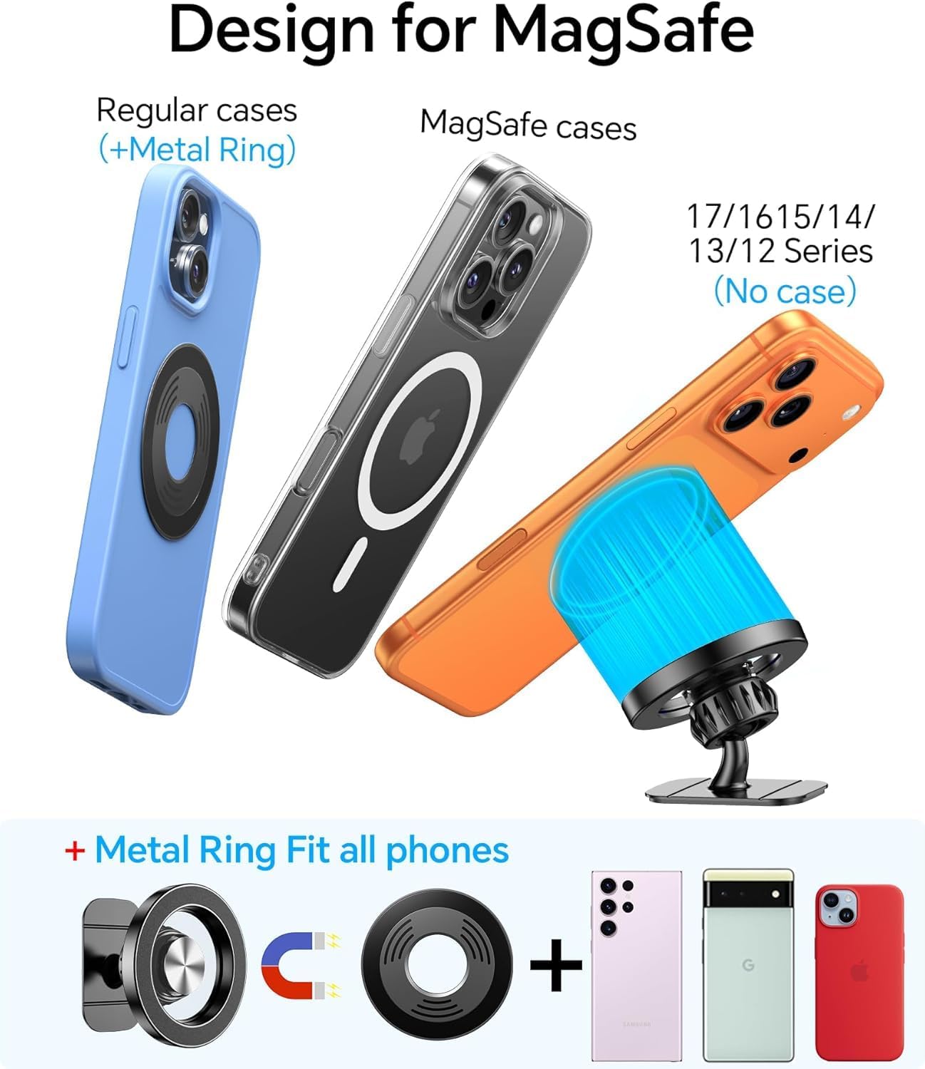 Thumbnail 6 de Coolpow MagSafe Car Mount 20 N55 magnets