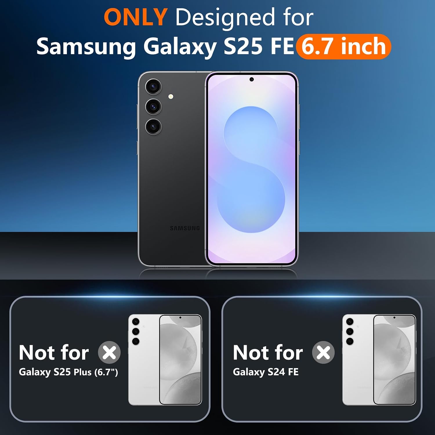 Detalle 2 de SPIDERCASE Galaxy S25 FE case 10 ft drop protection
