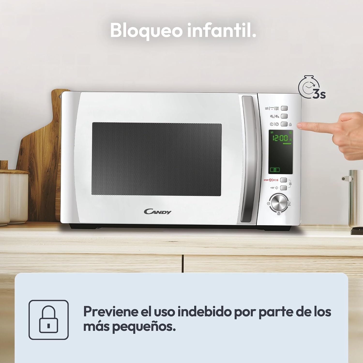 Thumbnail 3 de Candy X-Range CMXG20DW microondas 20 L, 1.050 W