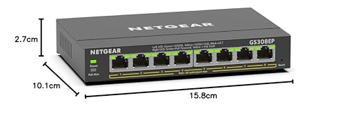 Thumbnail 6 de NETGEAR GS308EP Switch Ethernet 8 Puertos PoE+ 62 W 🖧
