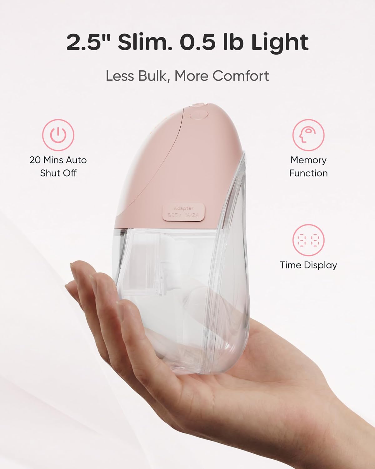 Thumbnail 1 de Nuliie JoyFlow Air Tire-lait électrique — tire-lait mains libres ultra-fin et léger