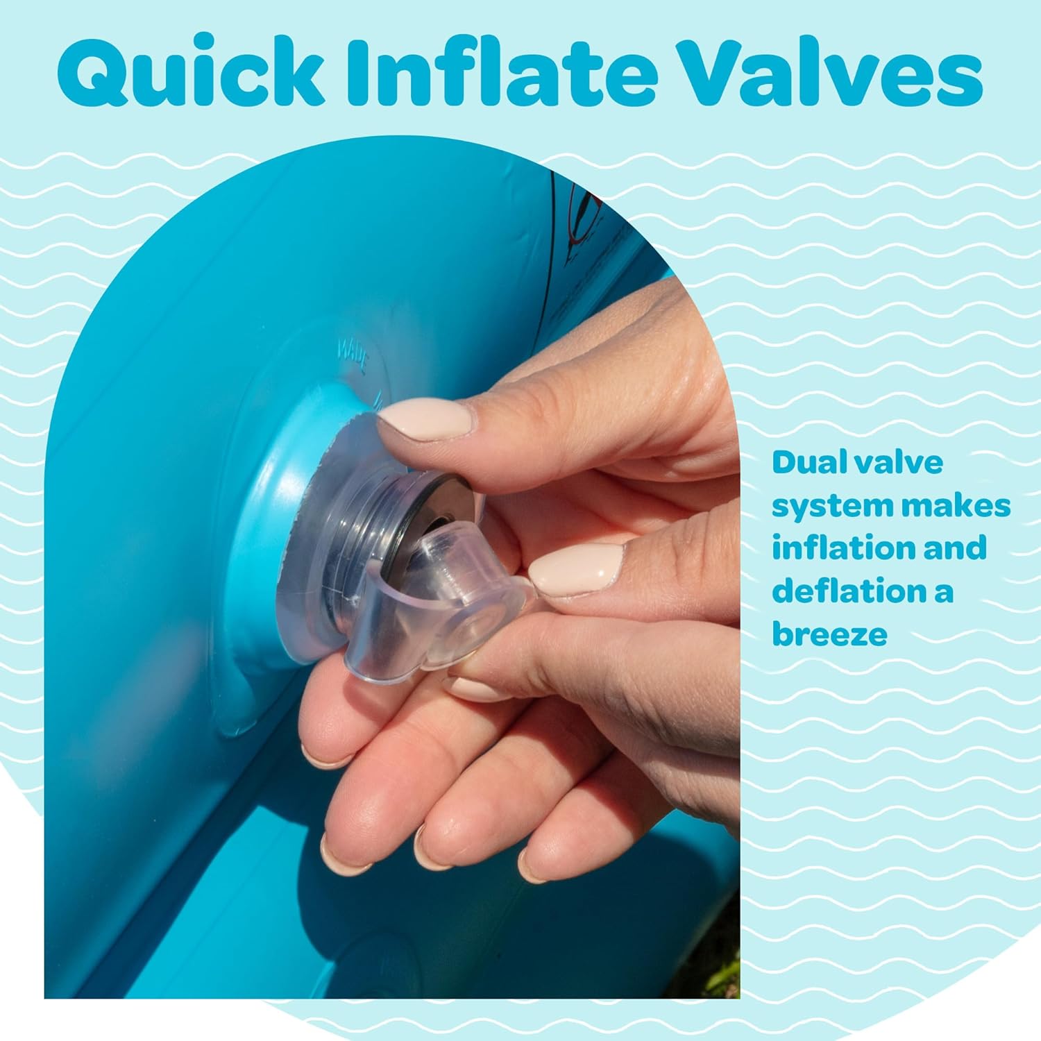 Thumbnail 5 de 3-in-1 Inflatable Baby Pool, Bathtub & Ball Pit (Ages 1–3) with Drain & Grip Handles, 34 x 10