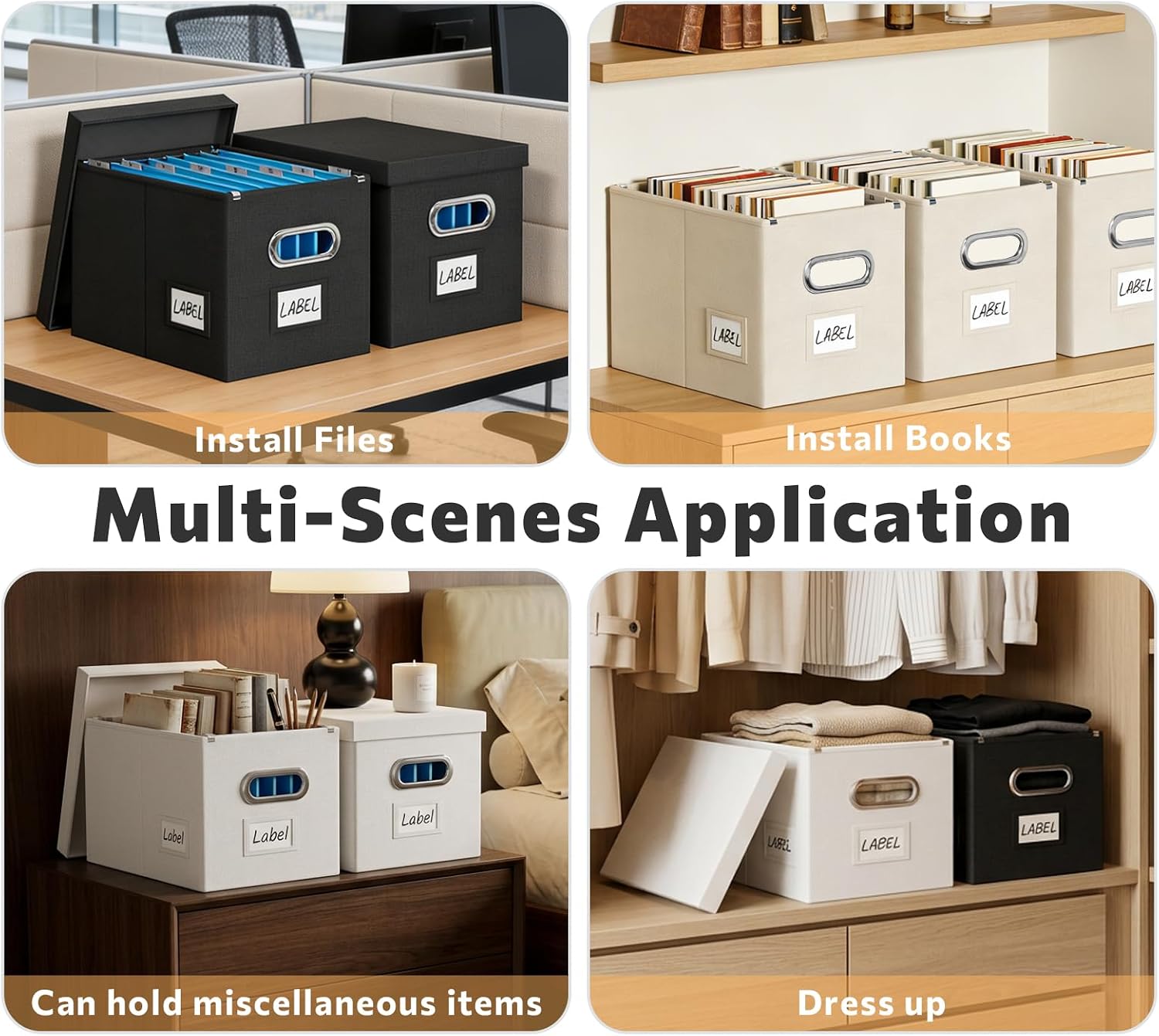 Detalle de FHSQX File Box, 14 x 9.3 x 10.9 in