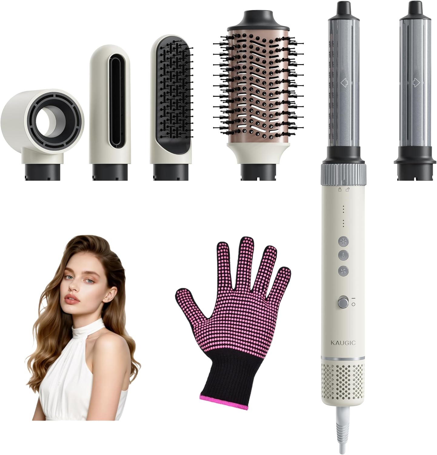 Detalle de KAUGIC 6-in-1 Haartrockner Styler