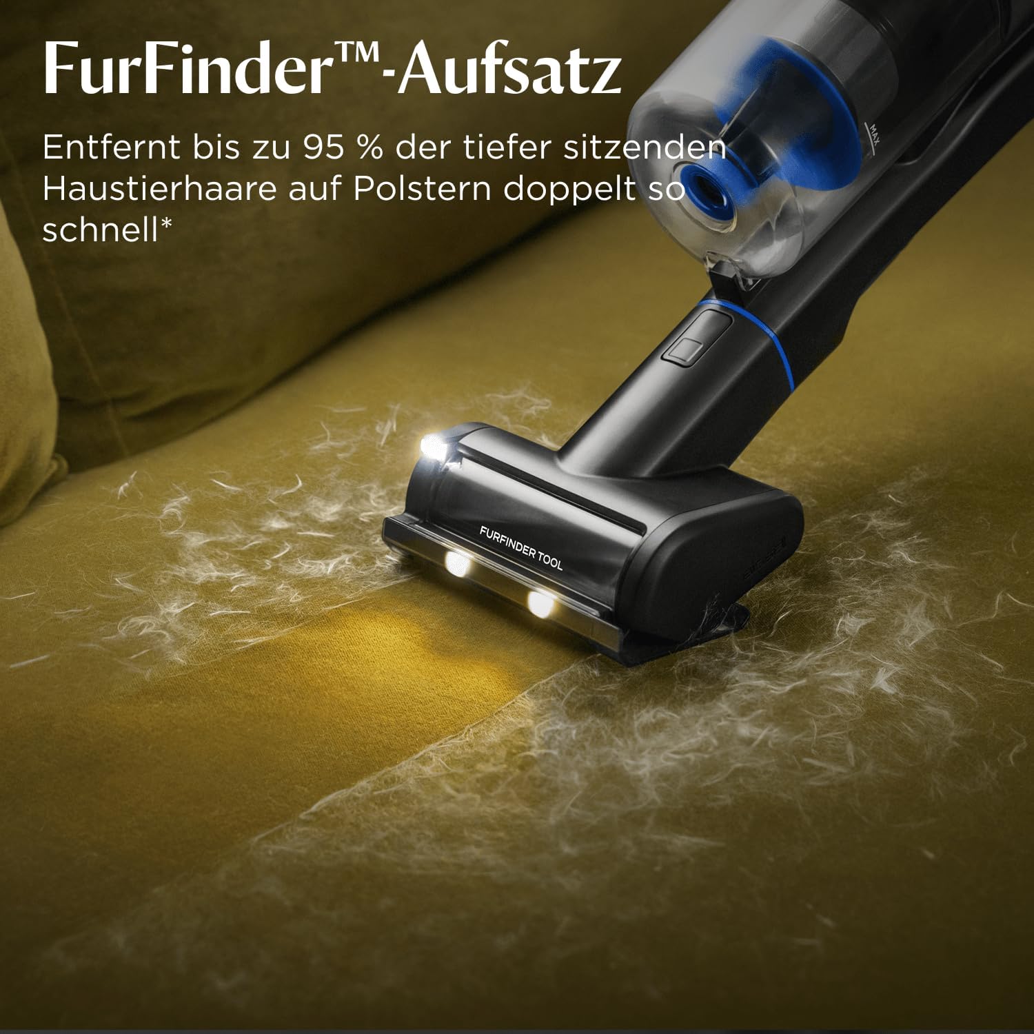 Thumbnail 5 de BISSELL PowerClean FurFinder kabelloser Akku-Staubsauger (200 W, FurFinder-Licht, HEPA-Filter)