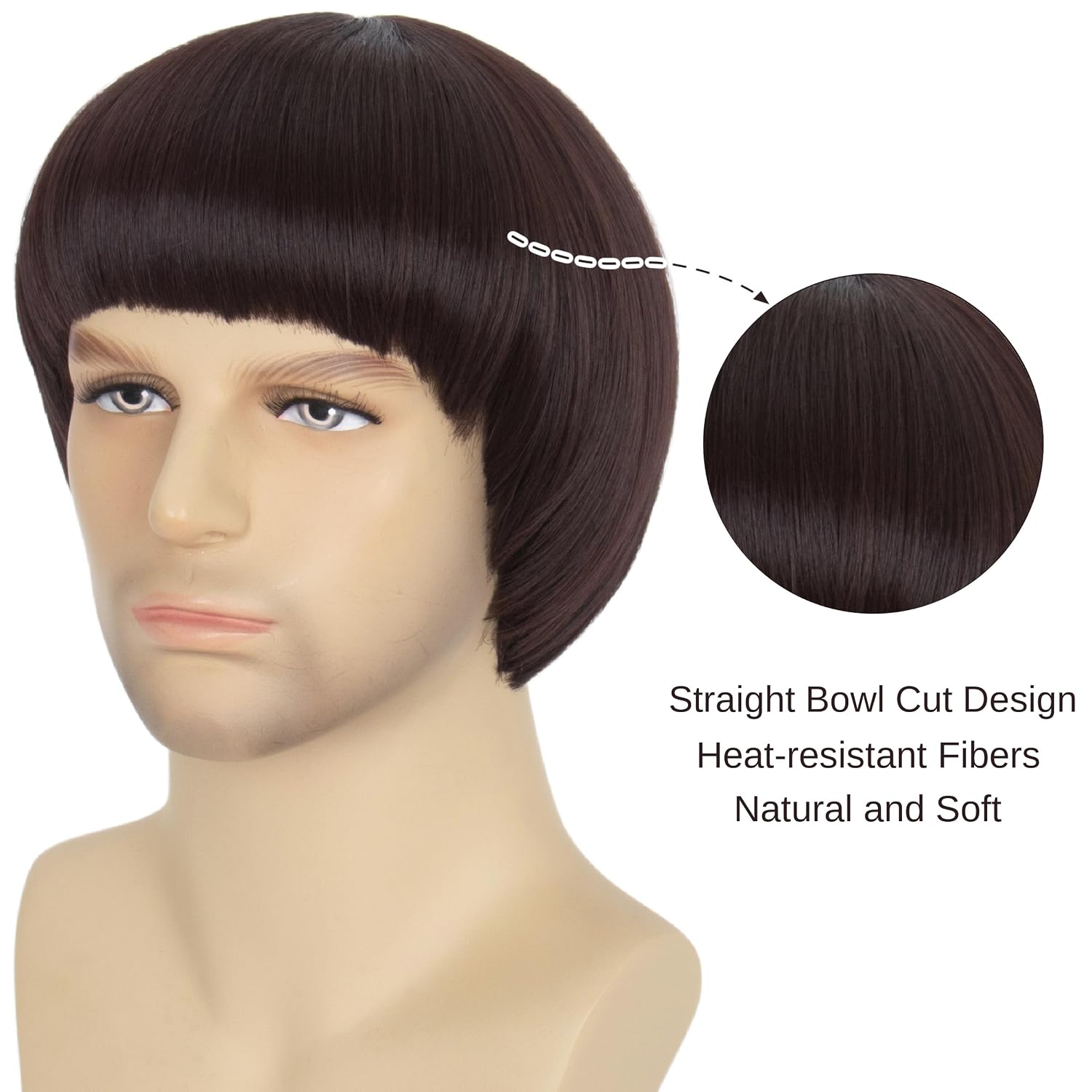 Detalle 2 de Yan Dream bowl-cut wig