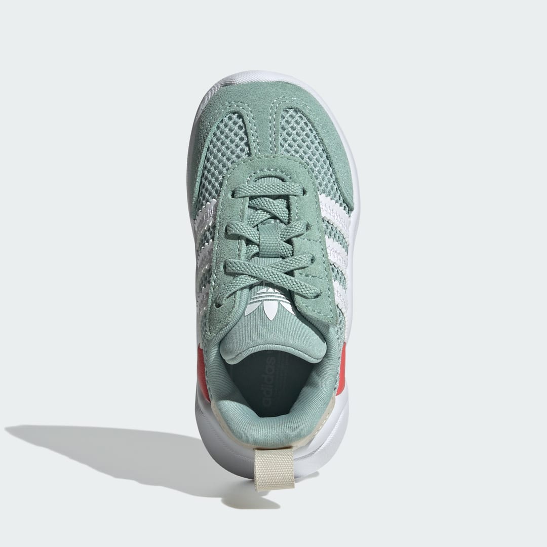 Detalle 2 de Adifom 70s Comfort Closure Elastic Laces (Bebé) – Adidas, verde