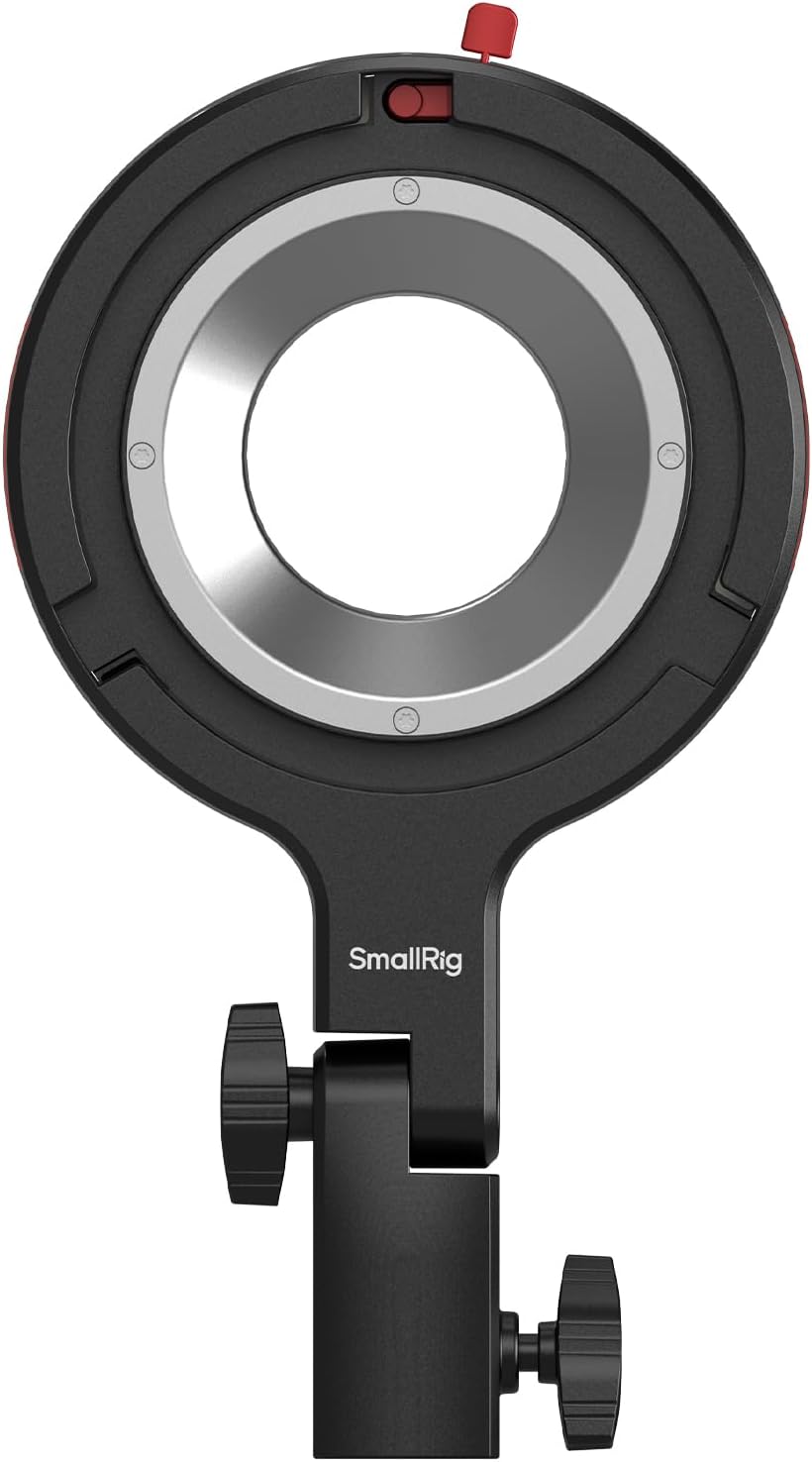 Detalle de SMALLRIG Bowens-Mount-Softbox-Speed-Ring-Adapter für RC 60B COB-Leuchte (tragfähig bis 1,5 kg)