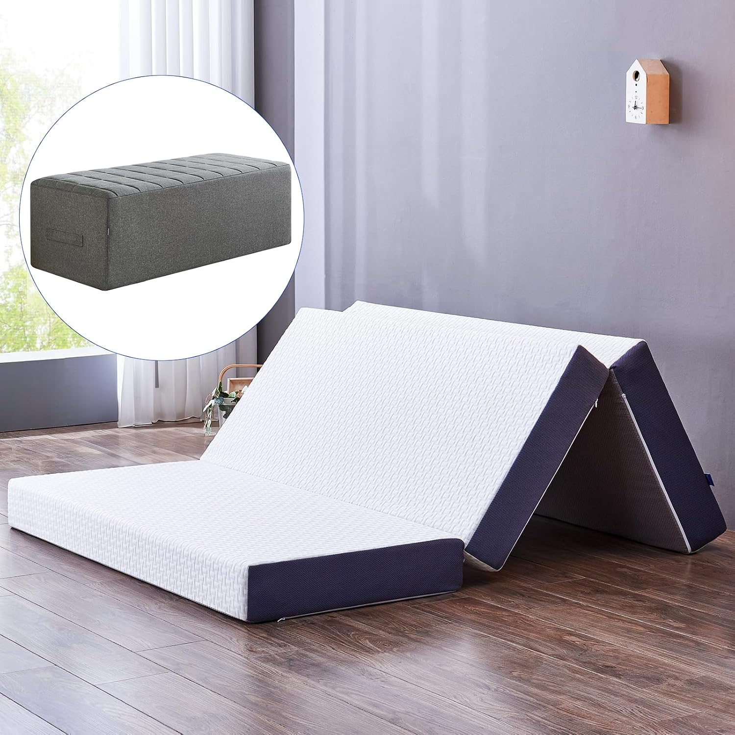 Detalle de Inofia 15cm memory foam folding mattress
