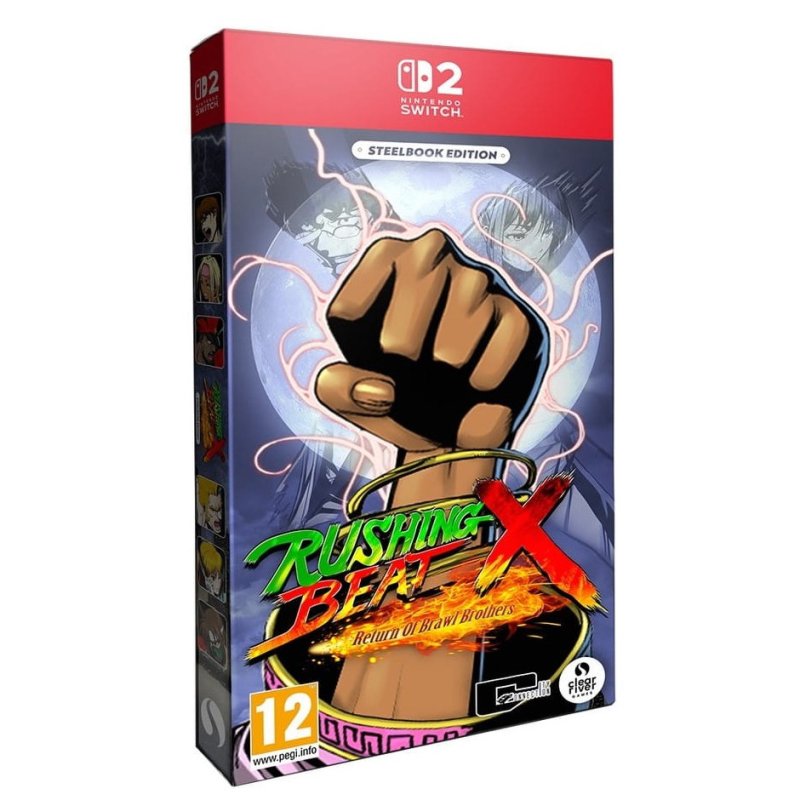 Detalle de Rushing Beat X: Return of Brawl Brothers Edición Steelbook para Switch