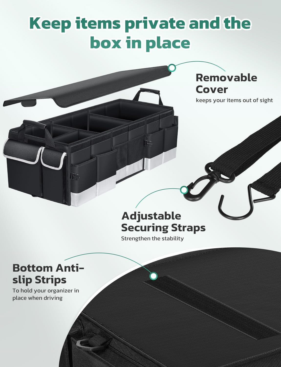 Detalle de Oasser Oasser Trunk Organizer 95L Cooler Bag