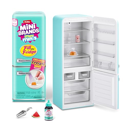 Detalle de Kit de Juego Mini Brands Fill The Fridge con luz ultravioleta de ZURU