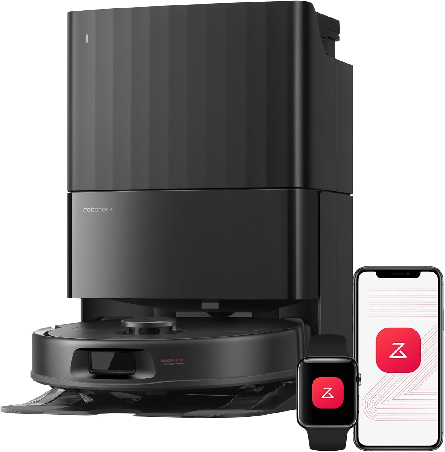 Detalle de roborock Qrevo S Pro Robot Vacuum and Mop, 18,500Pa Suction, Auto-Cleaning Dock
