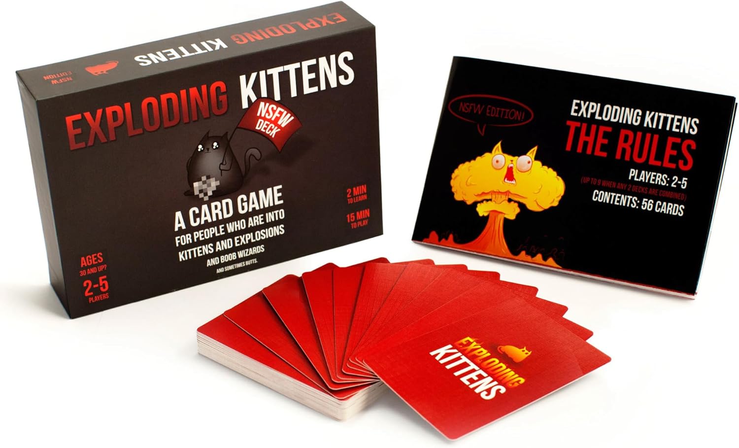 Detalle de Exploding Kittens: NSFW Edition (Edizione Inglese) – Il party game per adulti che sorprende con humor irriverente