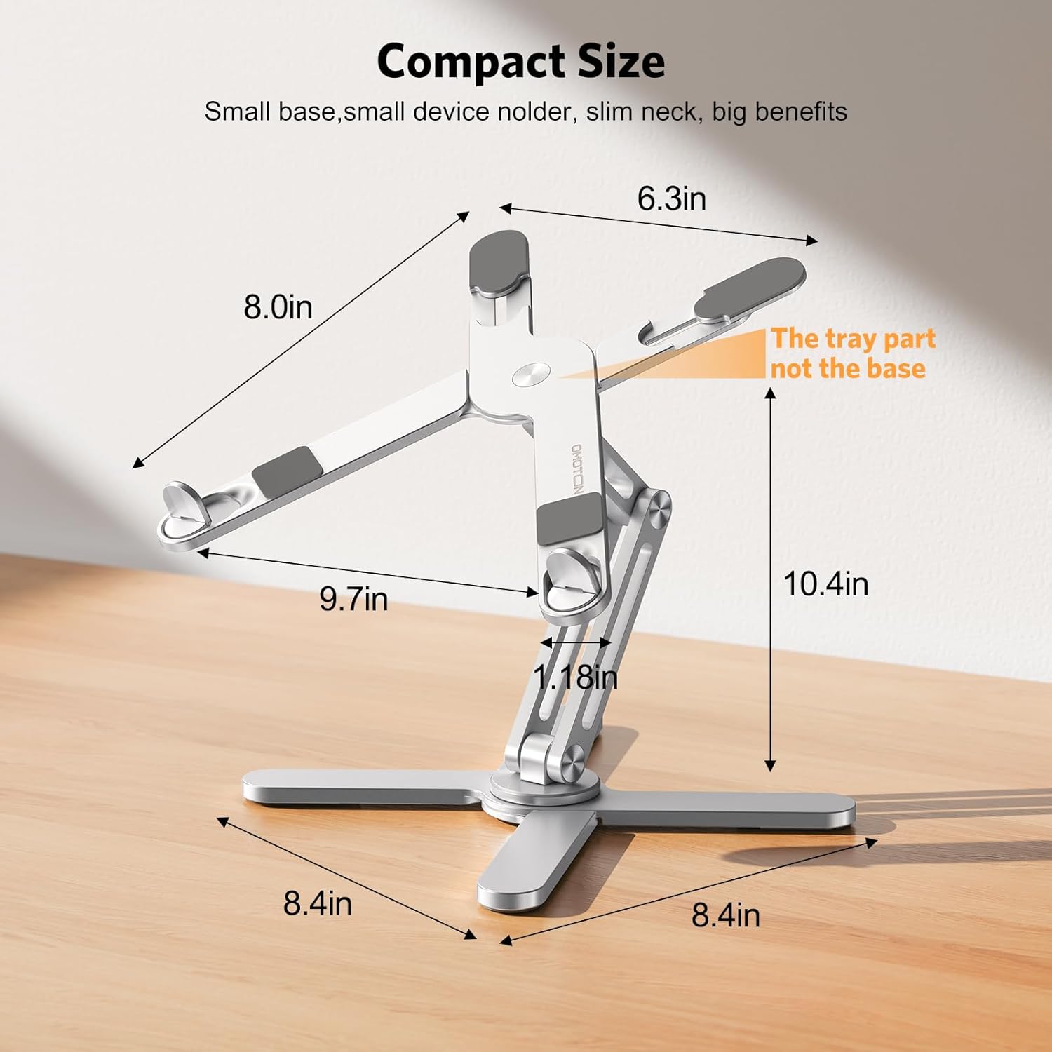 Thumbnail 4 de OMOTON 360° Rotating Laptop Stand 16-inch