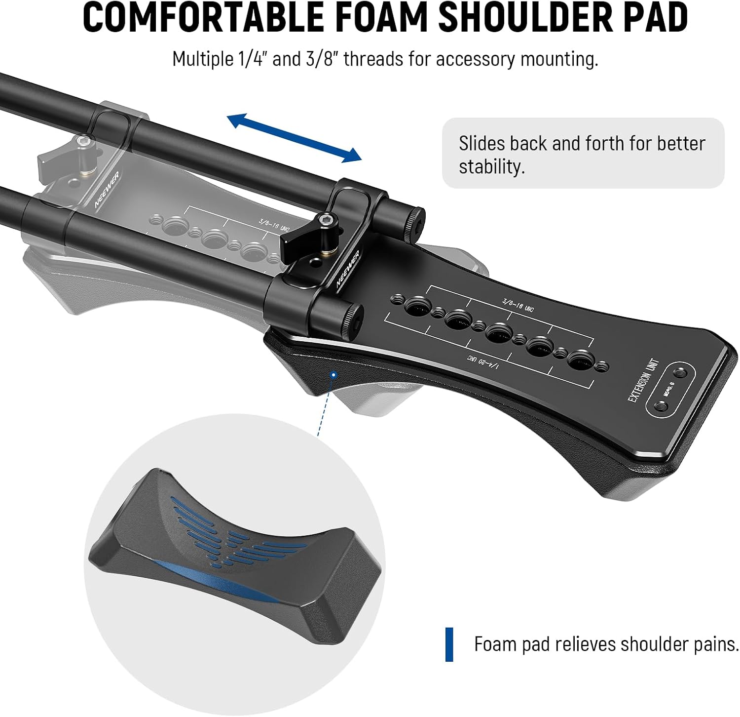 Thumbnail 5 de NEEWER Shoulder Mount Video Rig 40cm 🎥