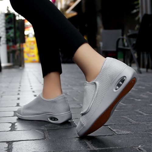 Thumbnail 5 de Zapatillas diabéticas Mujer Hombre Extra Ancho Ajustable de Sisttke