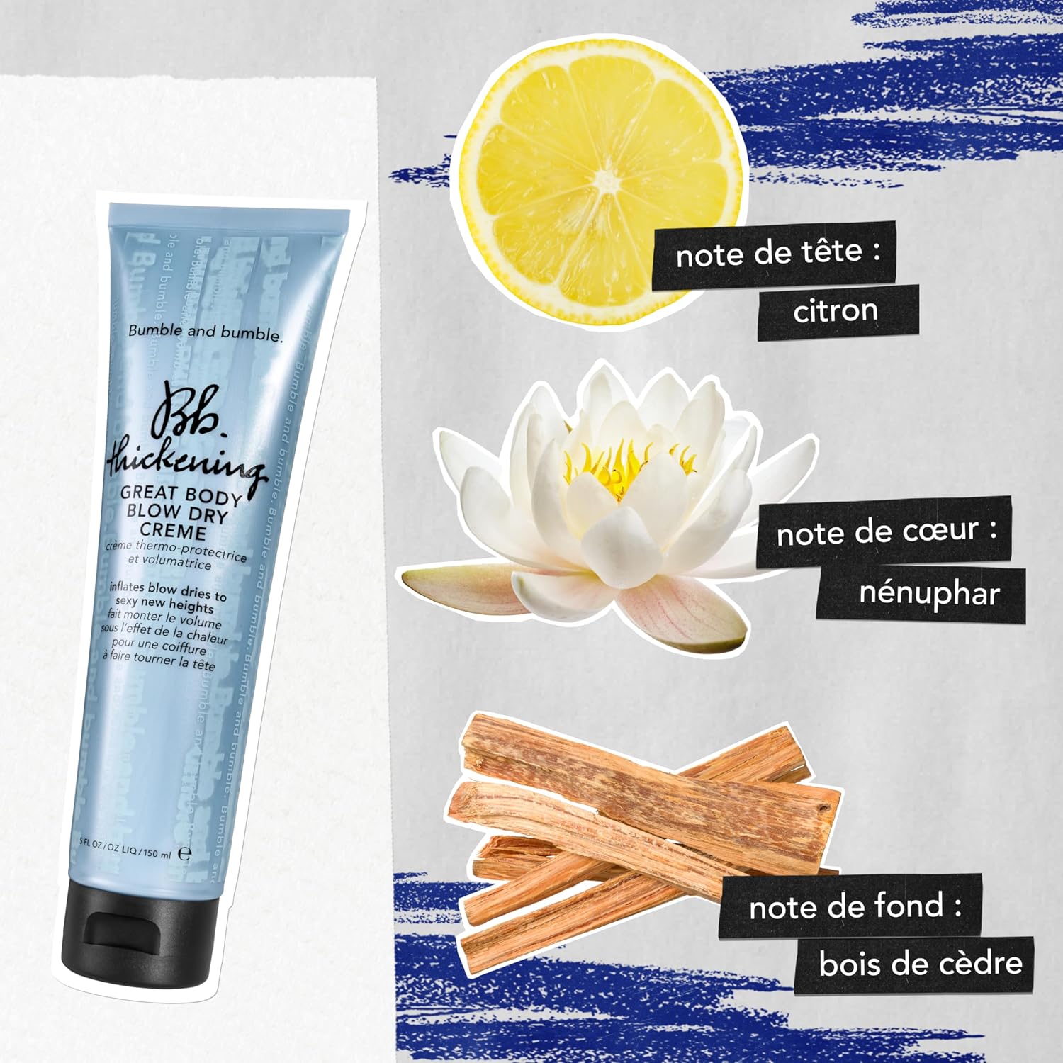Thumbnail 4 de Bumble and bumble Thickening Crème coiffante thermo-protectrice — Volume et protection pour cheveux fins à moyens, 150 ml
