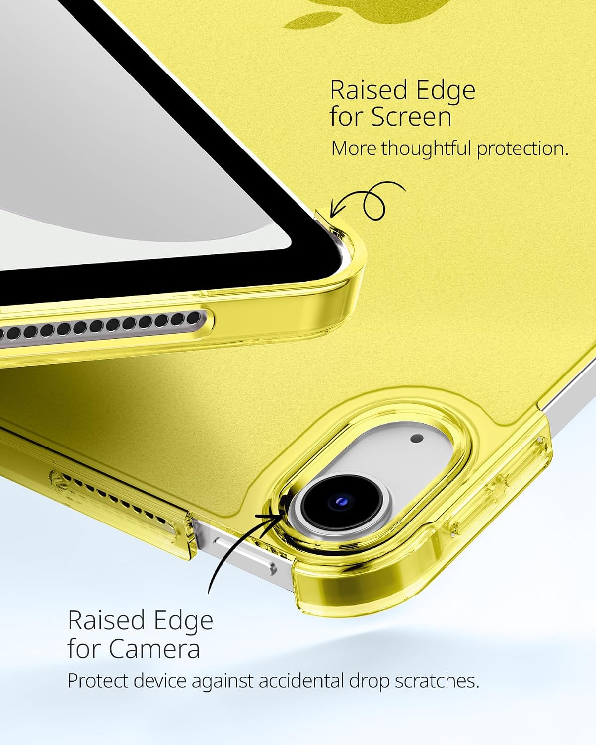 Thumbnail 2 de CACOE Case for iPad A16 11th/10th Gen with Screen Protector (11/10.9 inch) – Full Protection in Yellow