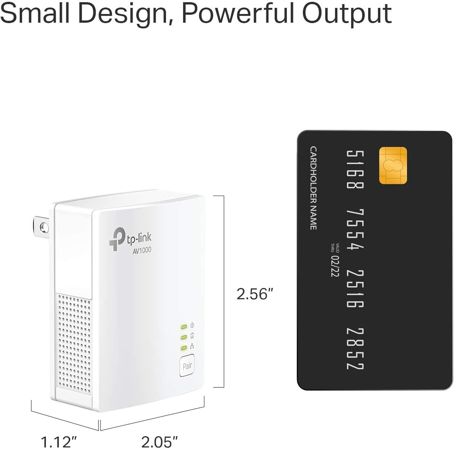 Detalle 2 de TP-Link AV1000 Powerline Ethernet Adapter (TL-PA7017) — Nano Size Gigabit Port Plug-and-Play
