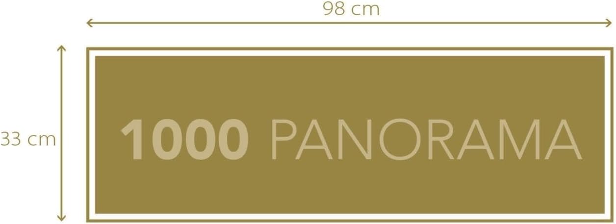Detalle de Clementoni Puzzle Panorama Disney Stitch 1000 Teile – Großes Panorama-Puzzle, Made in Italy