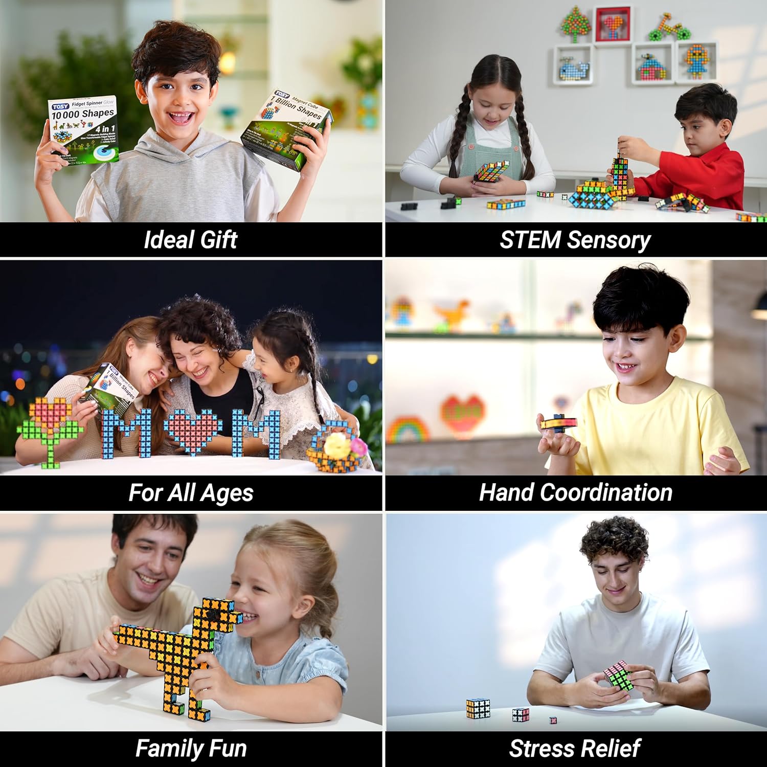 Thumbnail 6 de TOSY Magnet Cube 2x2 2-in-1 magnetic puzzle toy