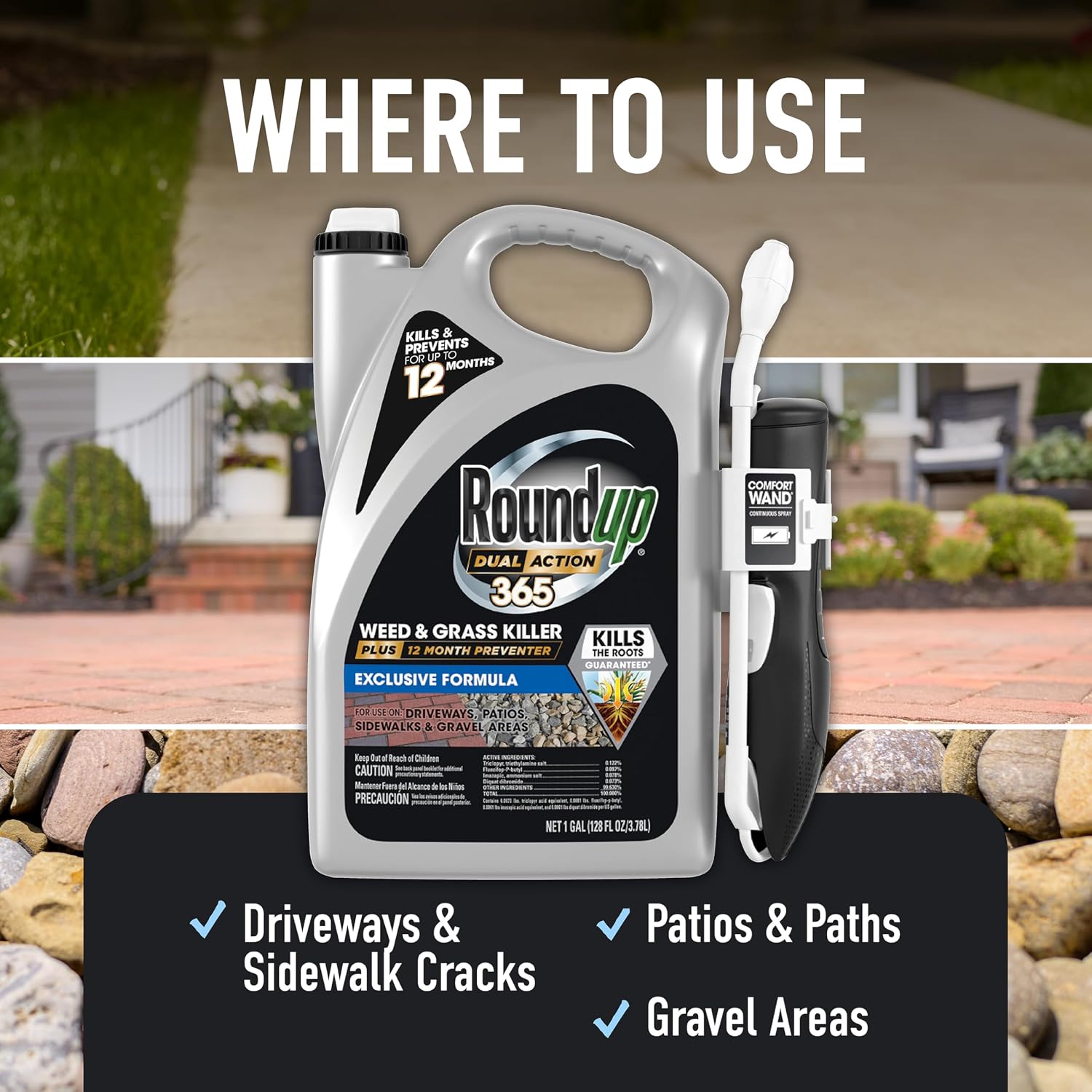 Thumbnail 2 de Roundup Weed and Grass Killer, 1 gal.