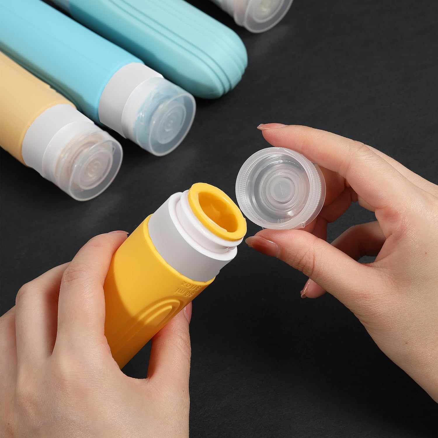 Detalle 2 de CHEODIN 5-Pack Travel Bottles 3oz