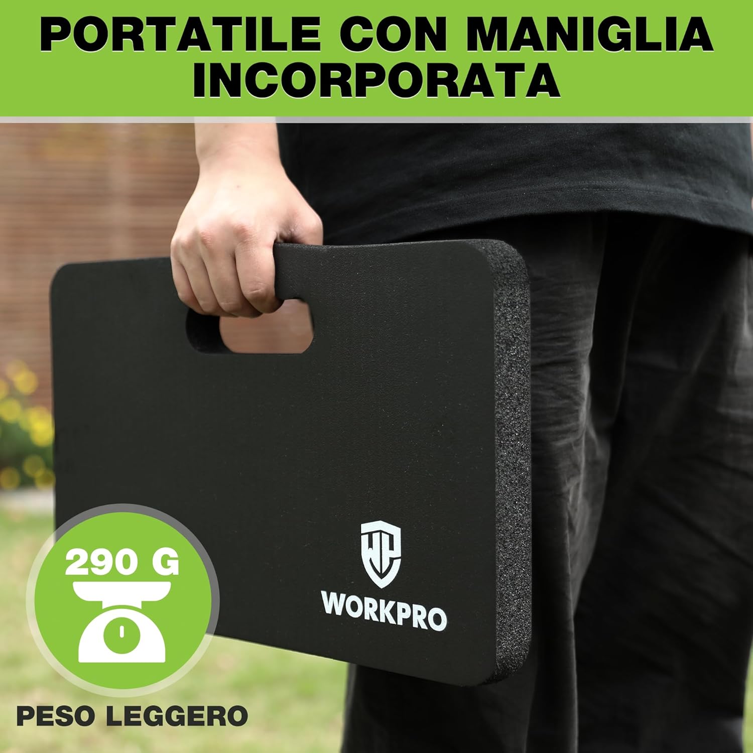 Thumbnail 6 de WORKPRO Set di 2 Tappetini per Inginocchiarsi – 36 mm, antiscivolo, impermeabili e morbidi