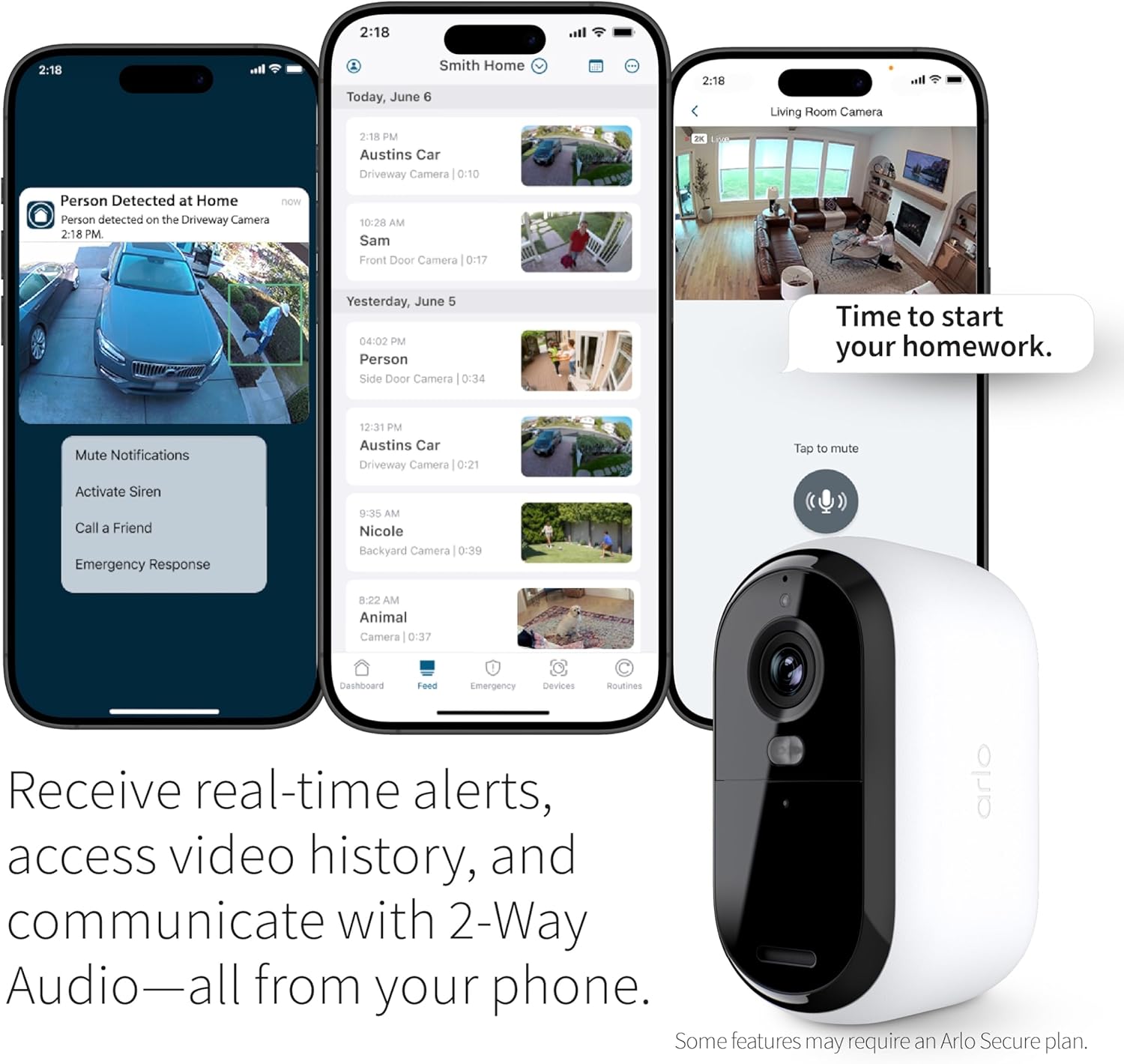 Thumbnail 3 de Arlo Essential Security Camera 2K outdoor wireless
