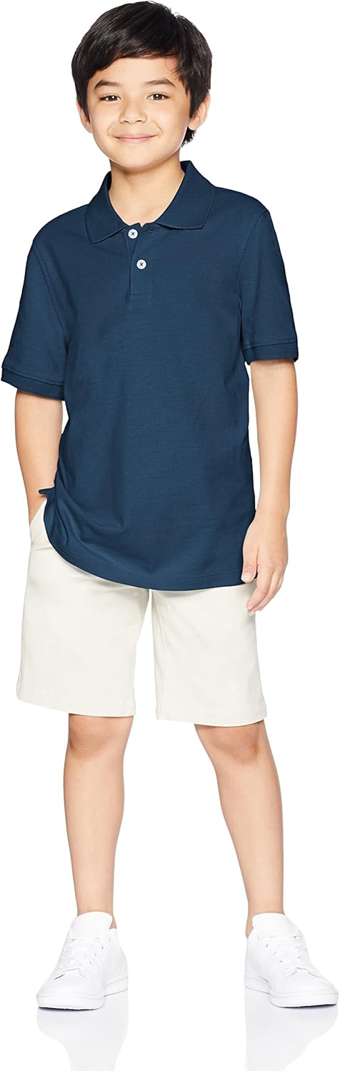 Detalle 2 de Boys Pique Polo Shirt for School Uniform