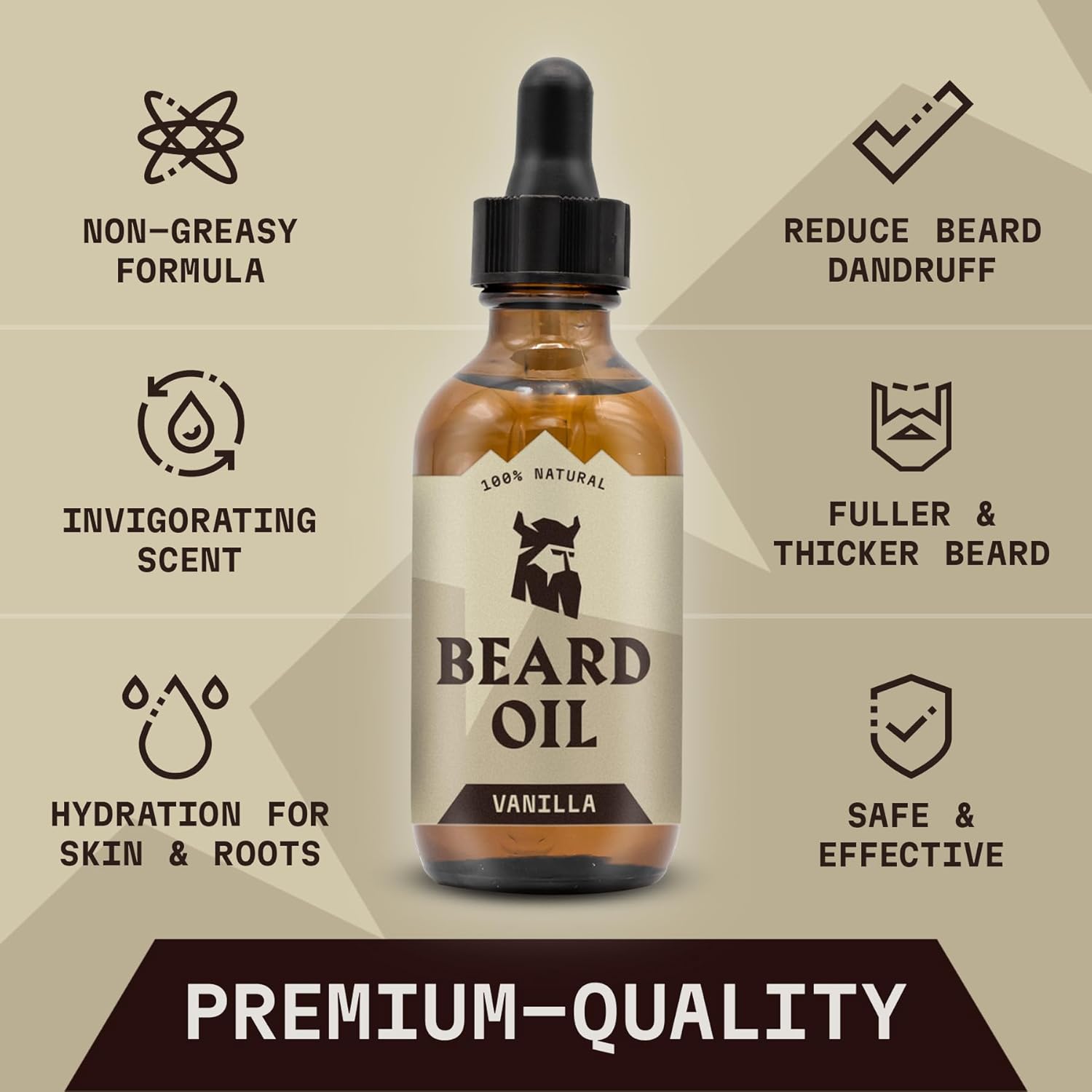 Thumbnail 4 de Striking Viking Vanilla Beard Oil 2 Oz