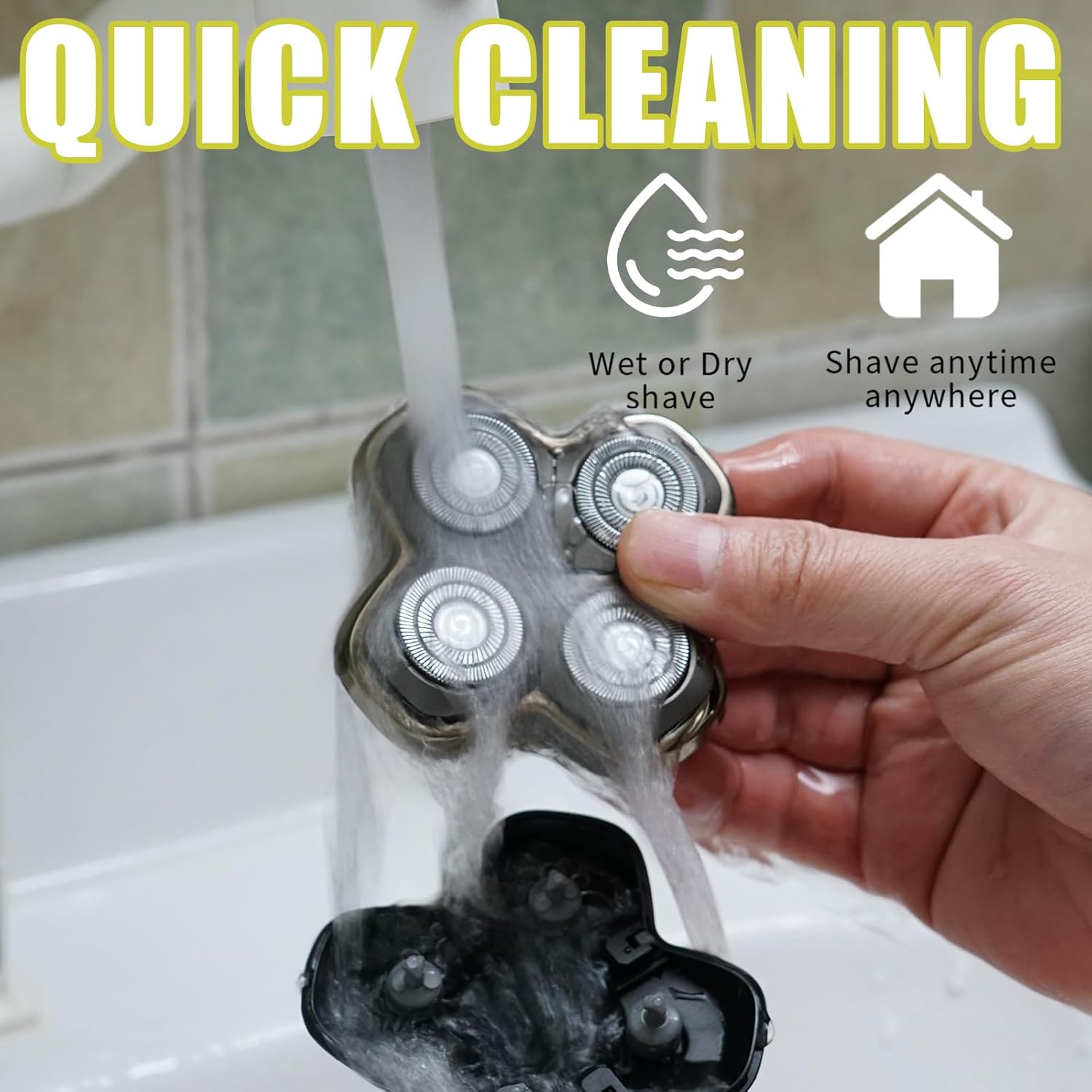 Detalle de Shaver 4-Head Replacement Blade 3 Pack