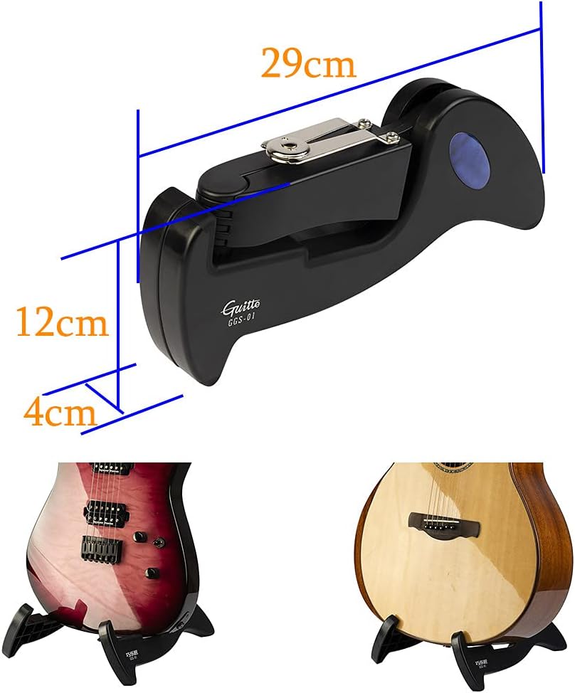 Detalle de GUITTO GGS-01 Guitar Stand Tripod Adjustable Classic A-Frame Stand