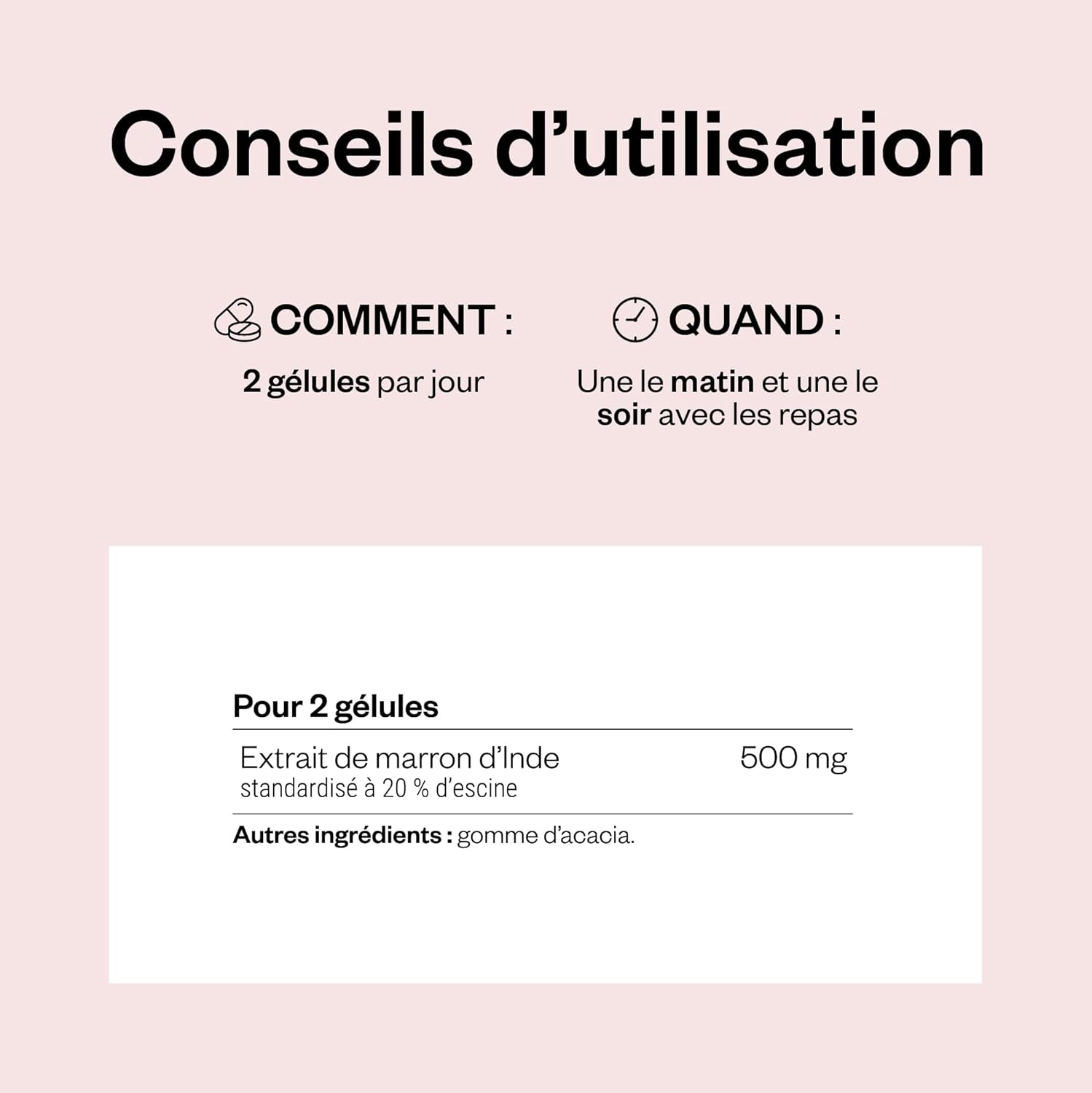 Thumbnail 5 de Supersmart Horse Chestnut (Marron d’Inde) – extrait standardisé à 20% d’escine, vegan