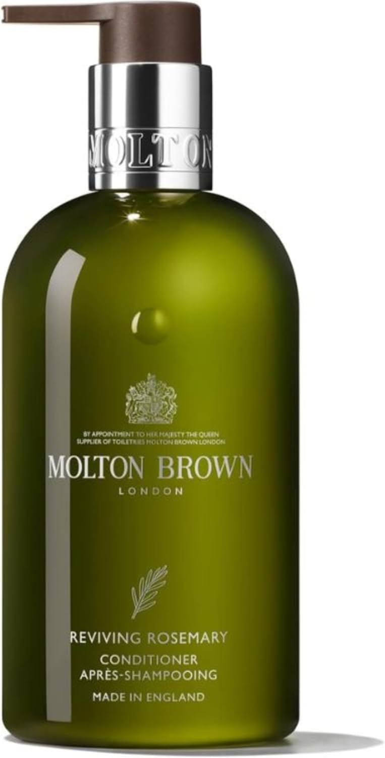 Detalle de Molton Brown Reviving Rosemary Balsamo da 300 ml: idrata, districa e lascia i capelli morbidi
