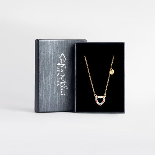 Detalle de Collier Sofia Milani argent 925 zircon cœur ⚖