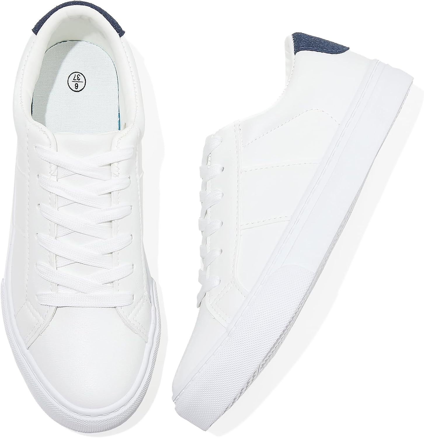 Detalle de Adokoo Women's Casual Sneakers, Synthetic Leather