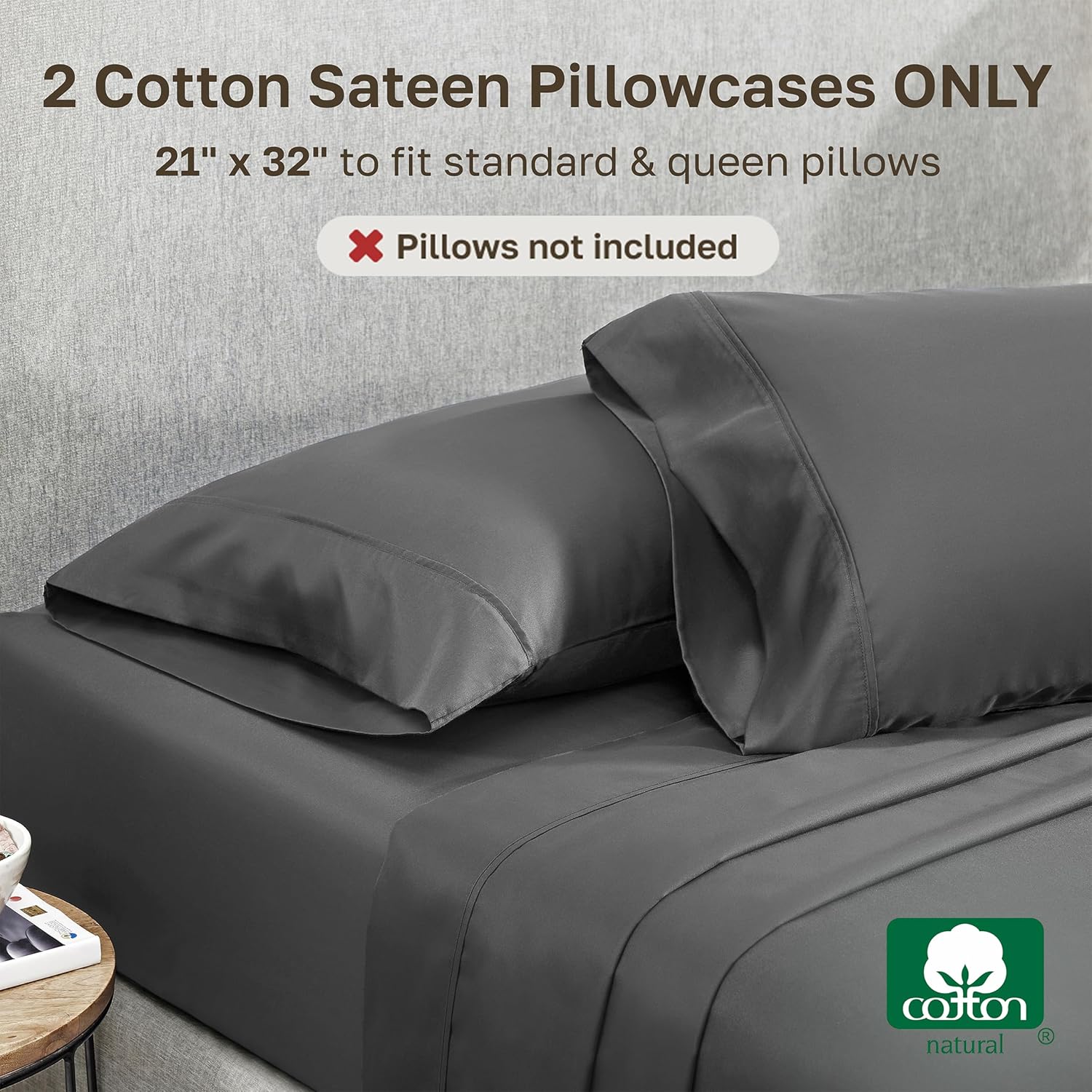 Thumbnail 2 de California Design Den Cotton Pillowcases, 400 Thread Count