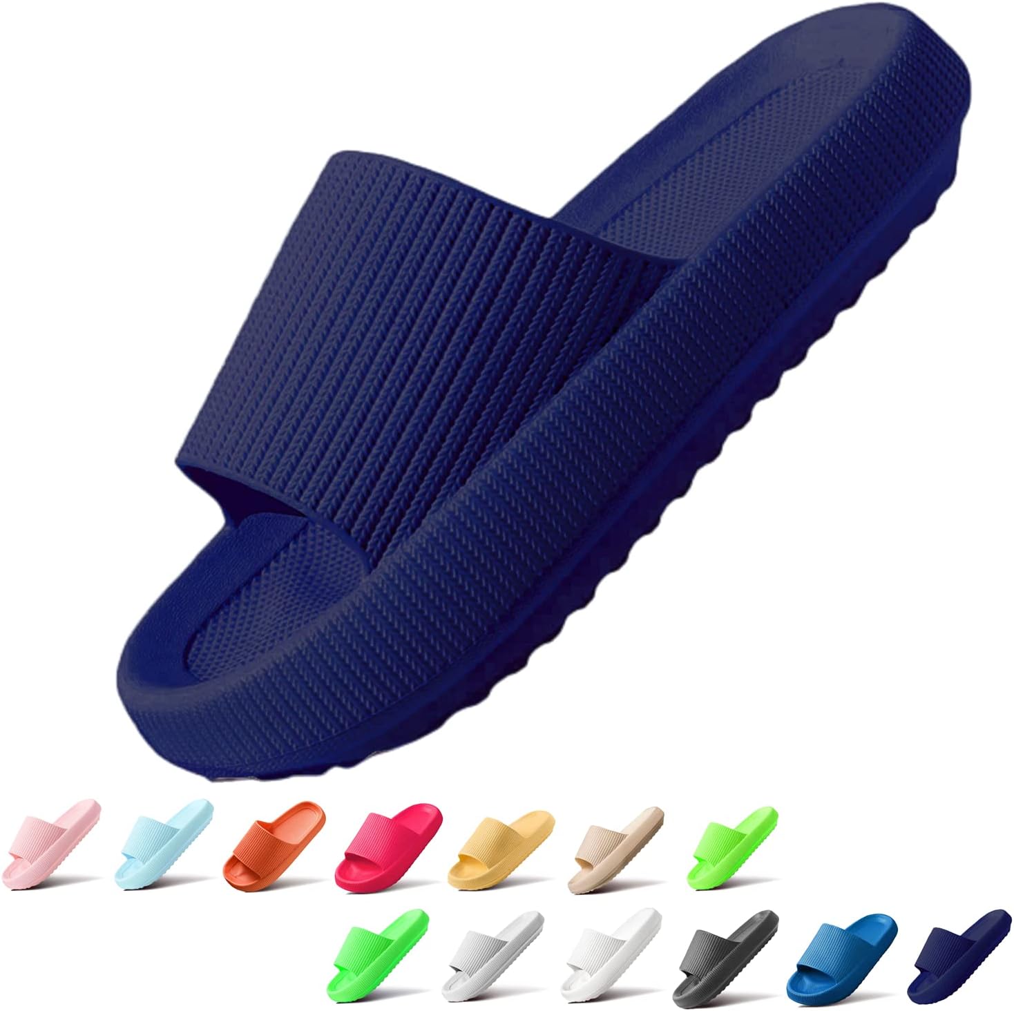 Detalle de Sumvov Cozyslides Original Damen Hausschuhe – 100% EVA, rutschfest und super weich
