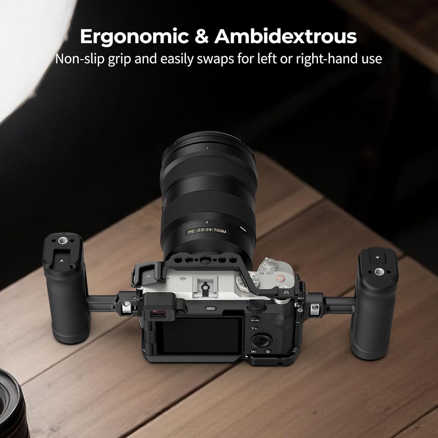 Thumbnail 2 de SmallRig Mini Poignée Latérale 1/4-20 pour Cage de Caméra — Réglable et Portée Accessoires Intégrée